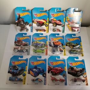 12 Hot Wheel Cars New And Unopened